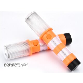 Powerflash LED Signalleuchte Set mit Koffer Orange