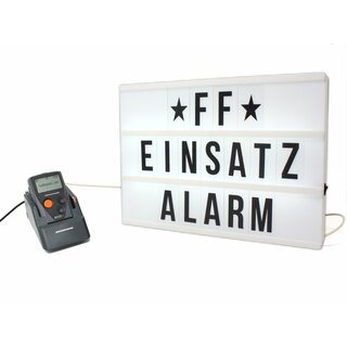 LED Paneel mit Alarmpfeife fr Swissphone Funkmelder BOSS