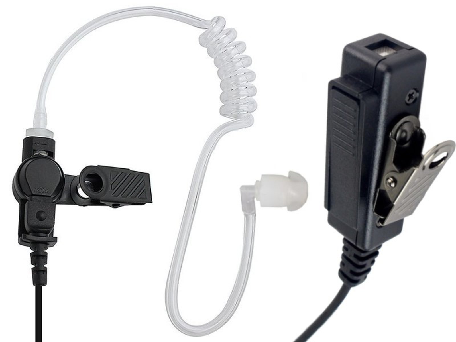 Schallschlauch Headset 2-Wege Kenwood Systemstecker