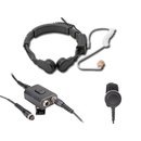Profi Kehlkopf Security Headset mit Dual-PTT KEP23-PD7