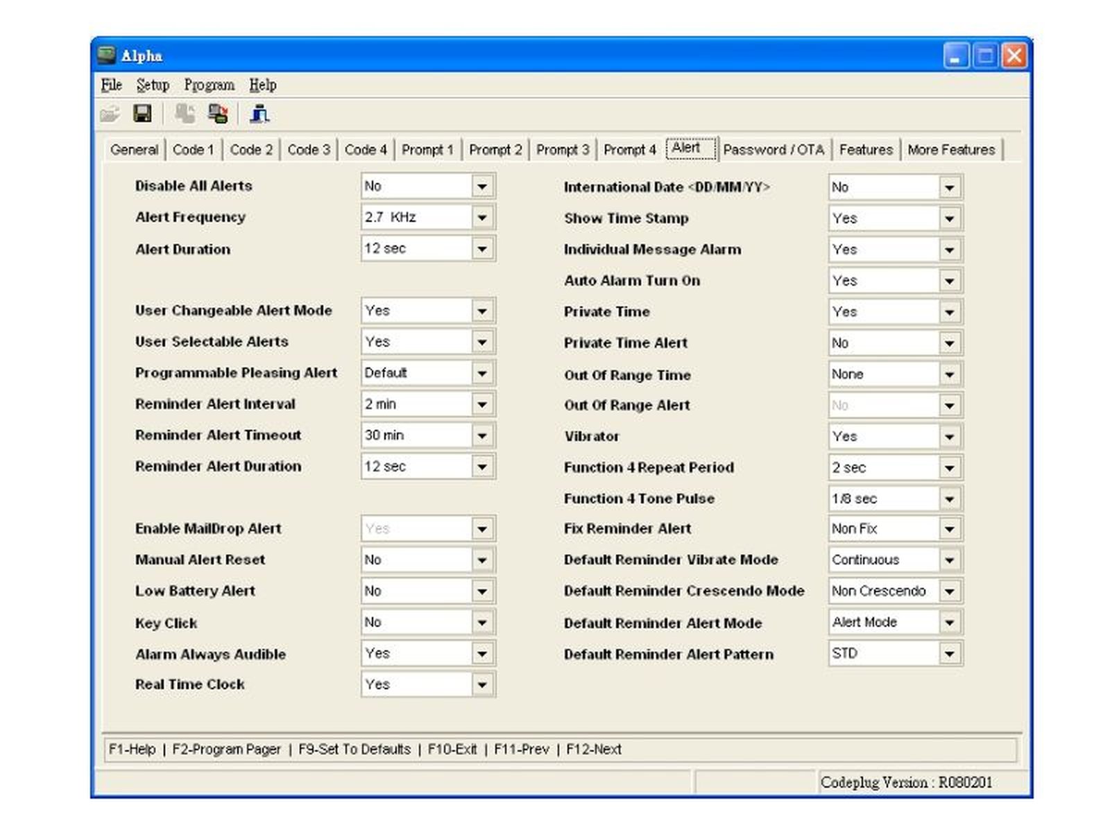 Programmiersoftware Alpha 204