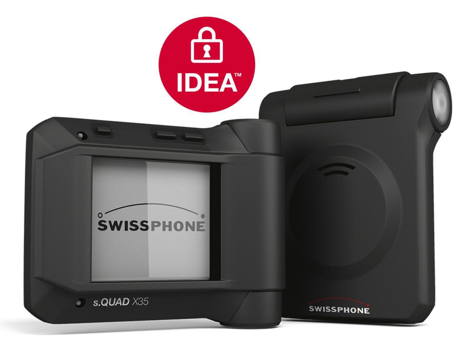 Swissphone s.QUAD X35 V Set mit Ladestation und Tasche SG