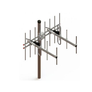 Procom 4-Element Doppelyagi 380-400 MHz