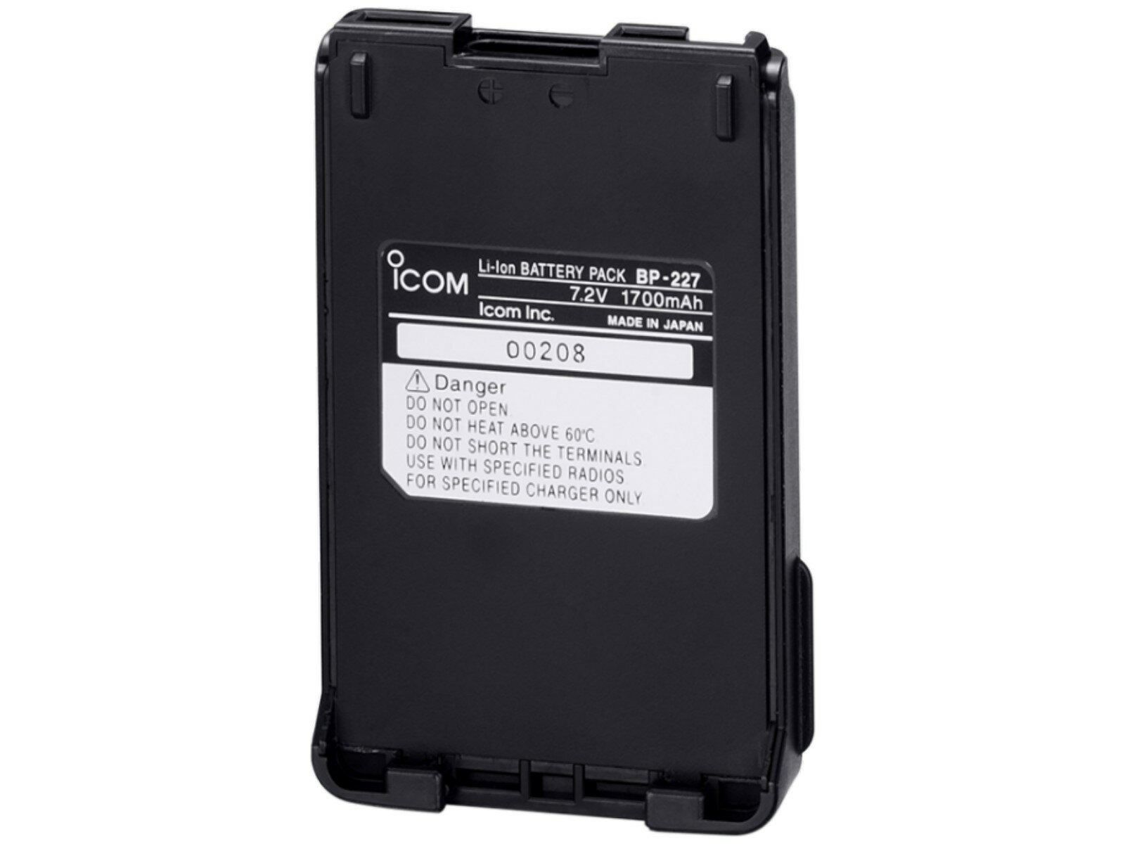 Icom BP-227AX ATEX Akku 1,9 AH Li-Ion