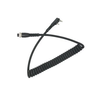Spiralkabel für Profi Headset Kenwood K01 | 2 Pin