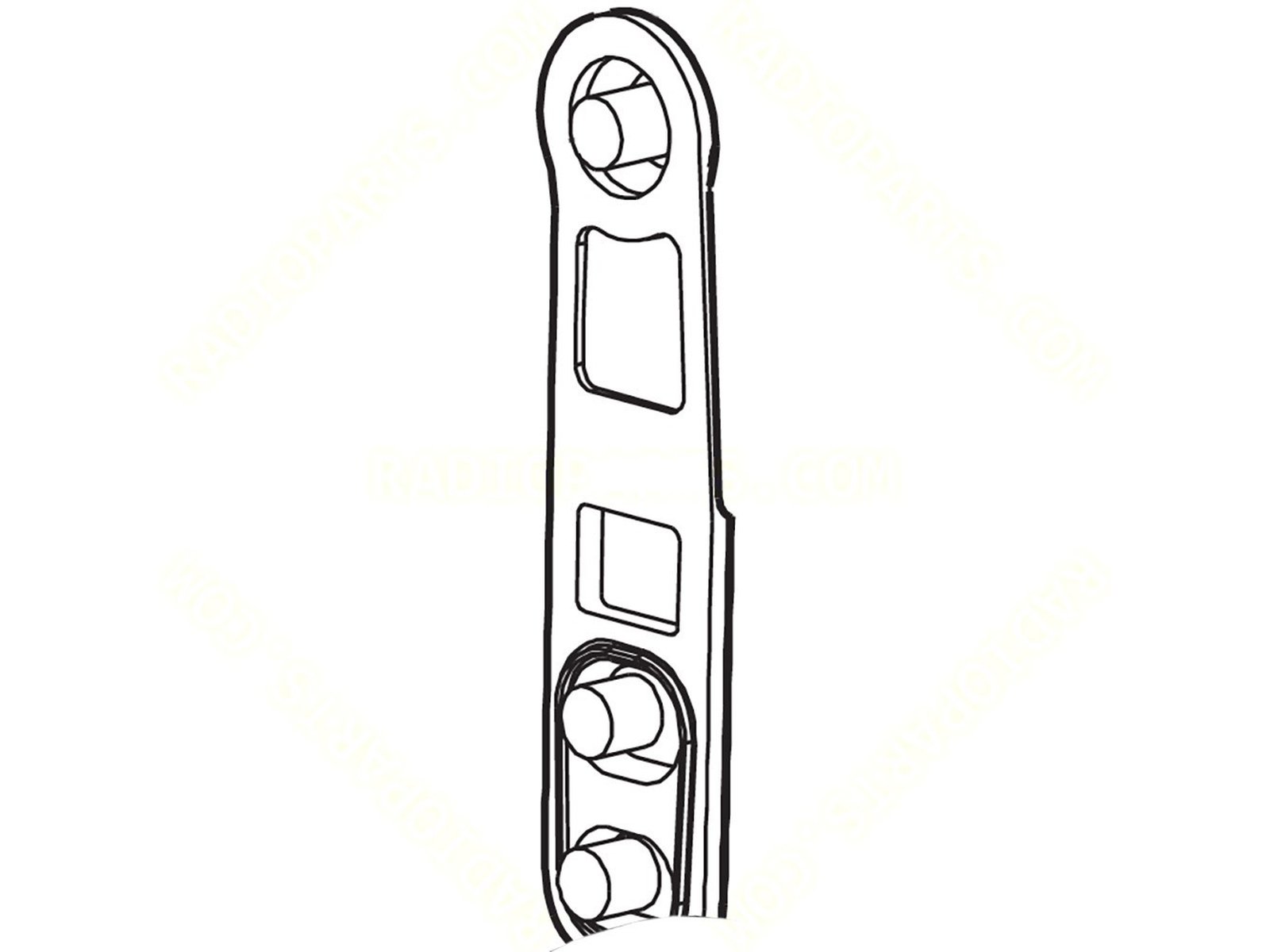 Motorola 3886489Z02 Keypad PTT Gummi CP040