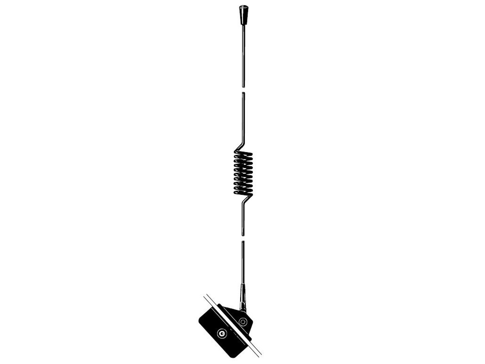 Procom GF404/s GlassFix Mobilantenne fr Scheibenmontage 380-410 MHz