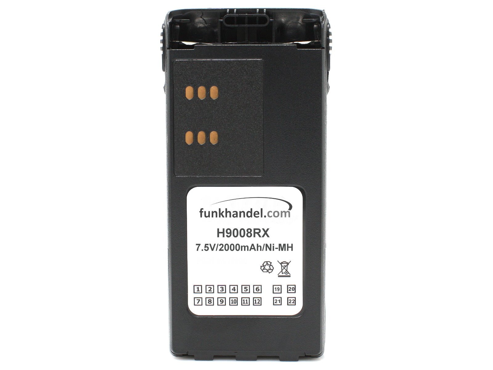 Akku fr Motorola GP320 - GP380 2,0 AH NiMH eneloop
