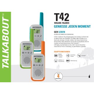 Motorola Talkabout T42 TRIPLE walkie talkie