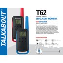 Motorola Talkabout T62 PMR446 Twin Pack Rot
