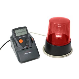 Signallampe für Swissphone Funkmelder ROT | BOSS