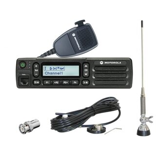 Motorola DM2600 VHF DMR mit Antenne und Programmierung