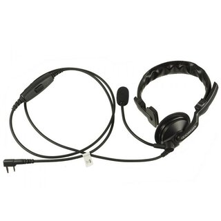 Kenwood KHS-7A Einseitiger Kopfhrer mit Lippenmikrofon, PTT
