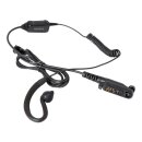 Hytera EHN26--P Headset mit Ohrhörer C-Bügel