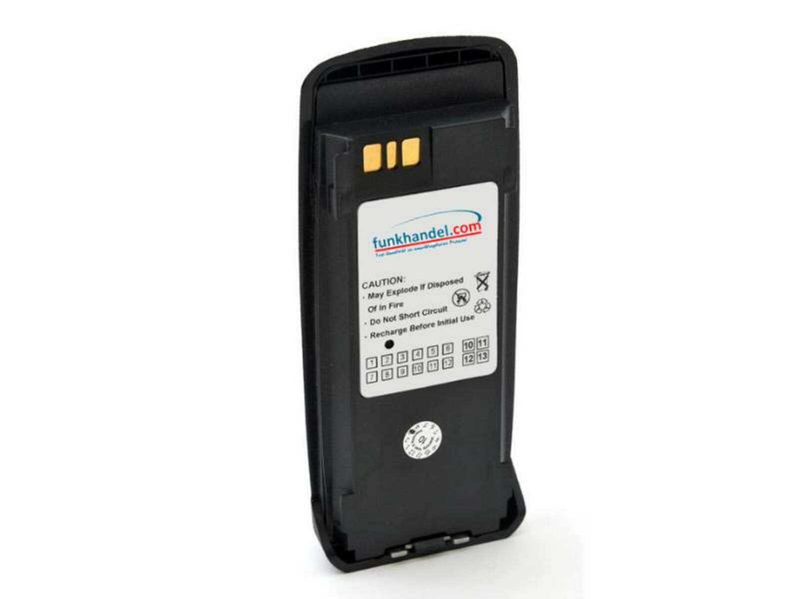 Akku fr Motorola DP3400 - DP3601 2,0 AH Li-Ion