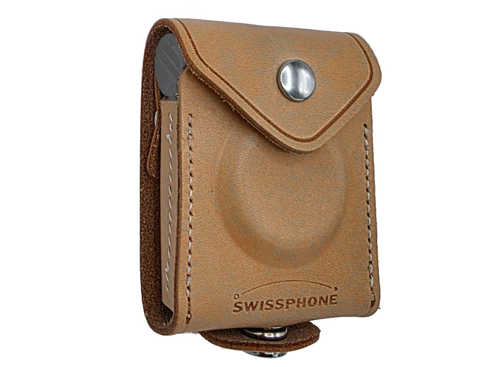 Swissphone s.QUAD Ledertragetasche SG Natur