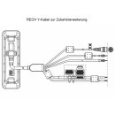 Motorola PMKN4133A Y-Anschlusskabel für RECH Bedienkopf