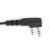 Profi Kehlkopf Security Headset mit Dual-PTT KEP23-RX